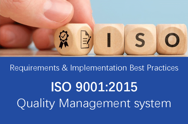 Congratulations on obtaining the ISO9001 certification